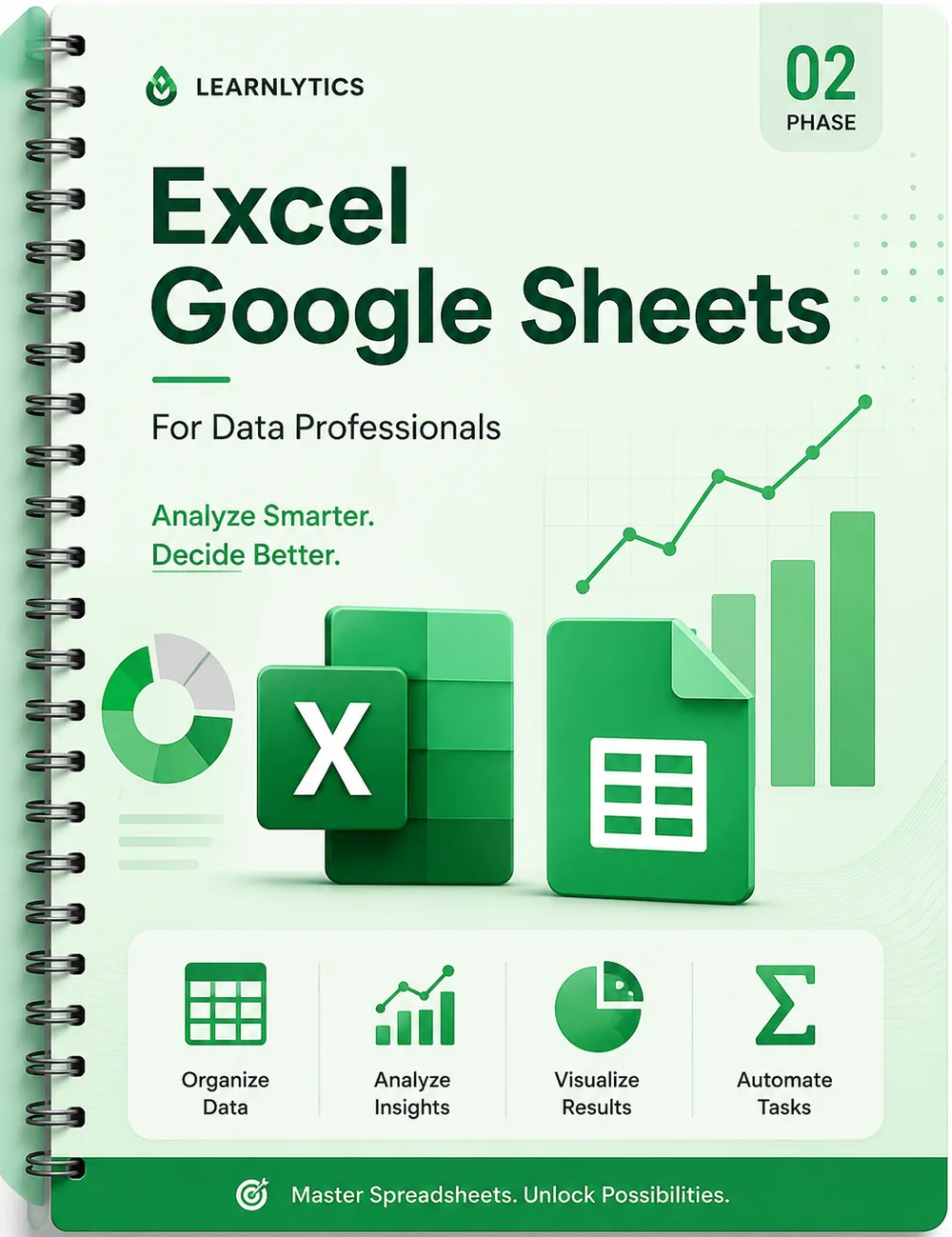 Excel & Google Sheets Handbook Cover