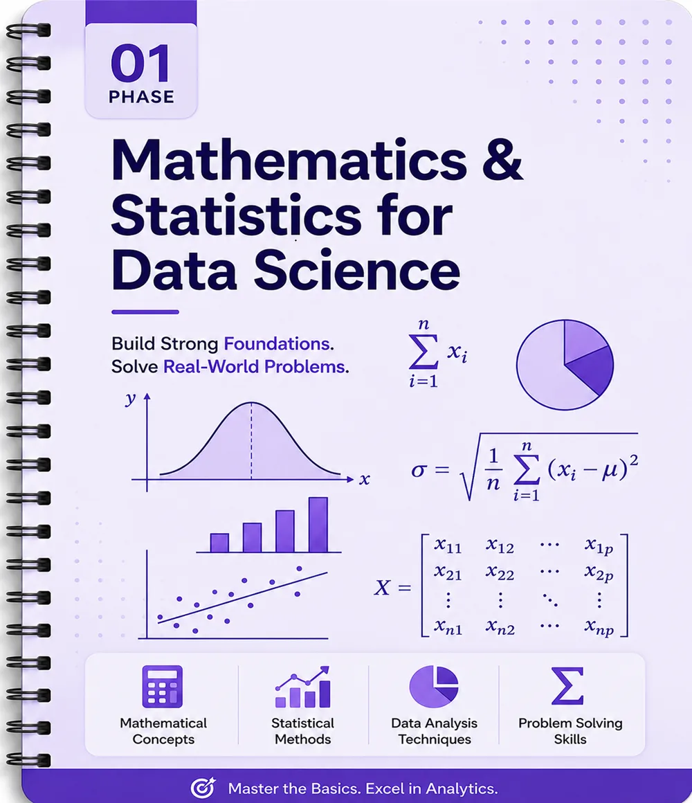 Mathematics & Statistics Handbook Cover