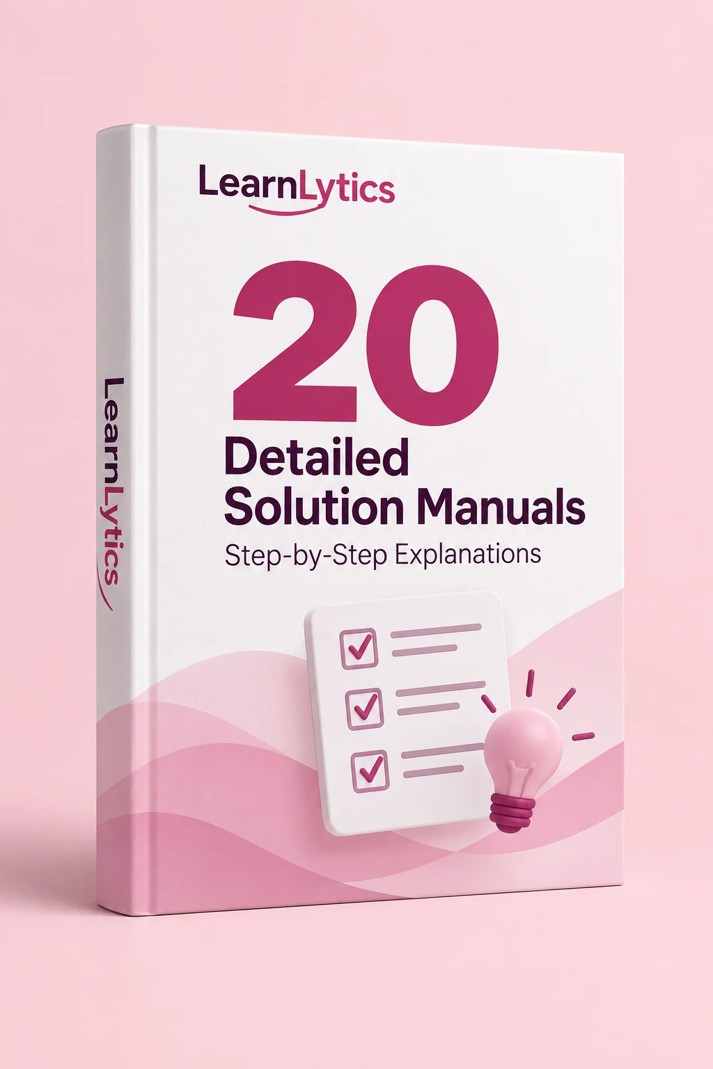 20 detailed solution manuals